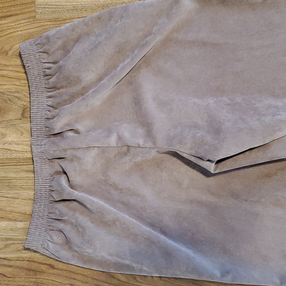 Alfred Dunner Womens Pull On Pants Corduroy Size 12 Tan - Picture 10 of 11